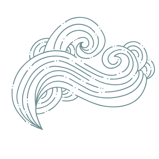 vague émotionnelle 2 vagues bleues-vertes