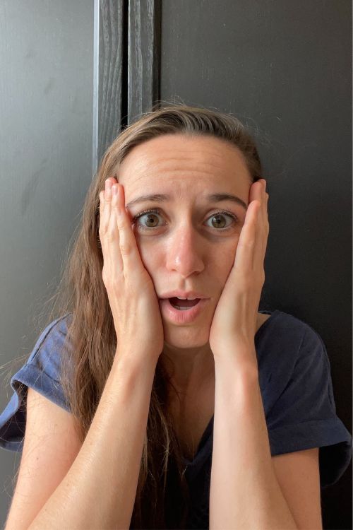Programme j'apaise mon anxiété Morgane Anziani thérapeute mime l'anxiété et la peur